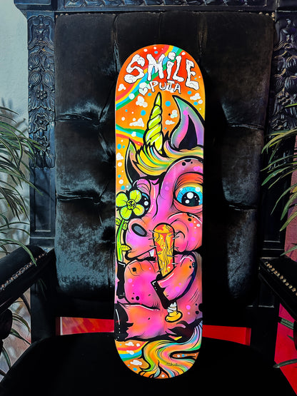 Smile Skate Deck