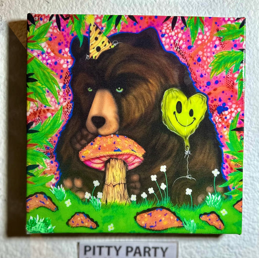 PITTY PARTY Mini Canvas