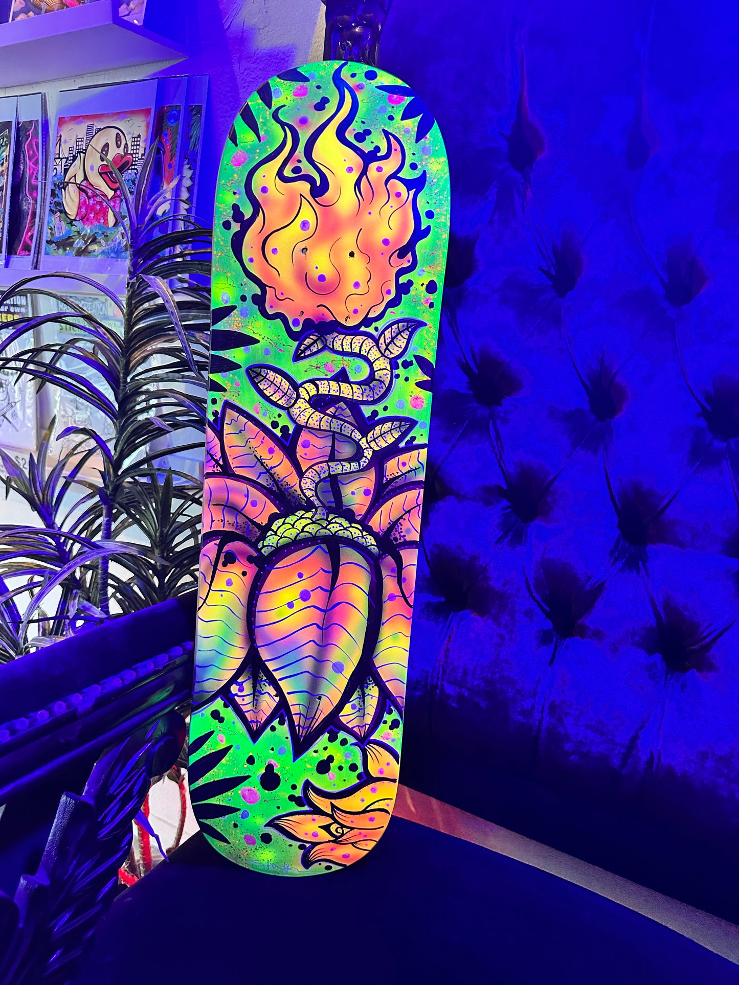 Lotus Of Life Skate Deck