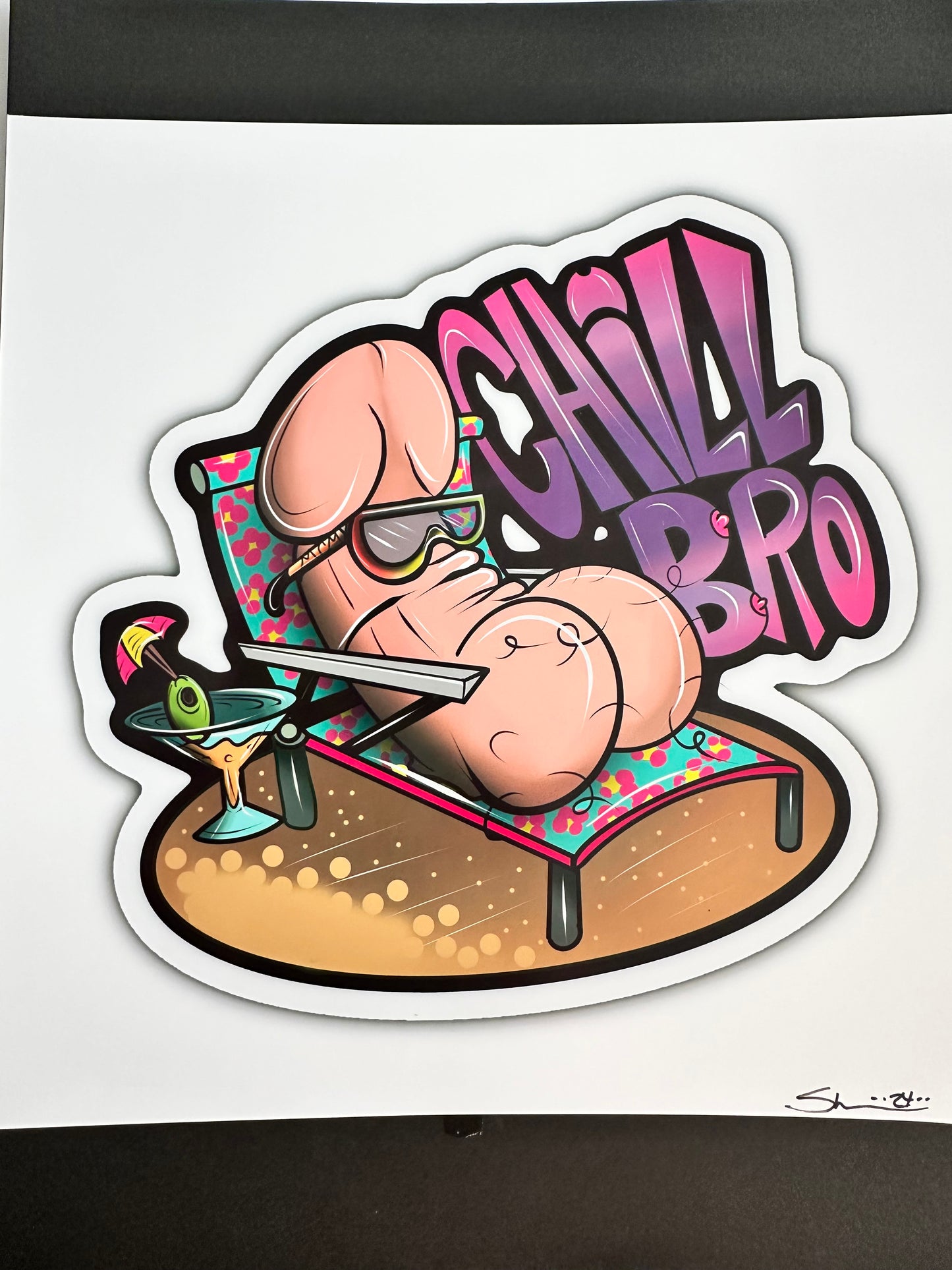 Chill Bro Print