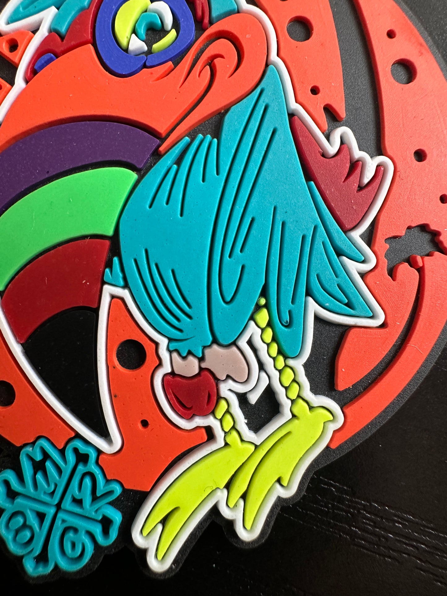 Naked Tucan Keychain